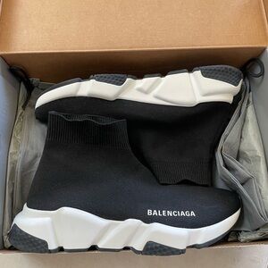 Balenciaga Speed Knit Sneakers (Black)